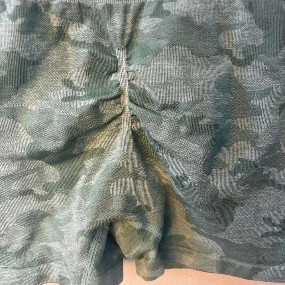 Women's Green and Khaki Shorts
